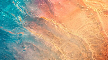 Abstract background with a blend of sand textures and sunsetinspired colors