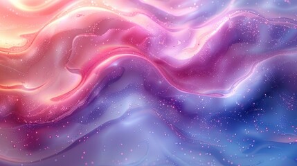 Fototapeta premium Abstract Fluid Art: Swirling Colors and Shimmering Glitter