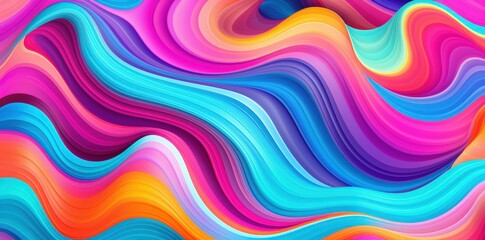 Obraz premium Abstract Colorful Swirls