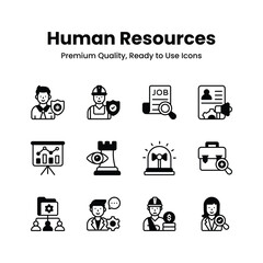 Check Out These Vector Icons of Employees and Job Seekers That are Ready to Use