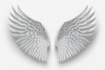 Obraz premium White wings, ai generative