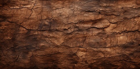 Close-up of Cracked Wood Texture