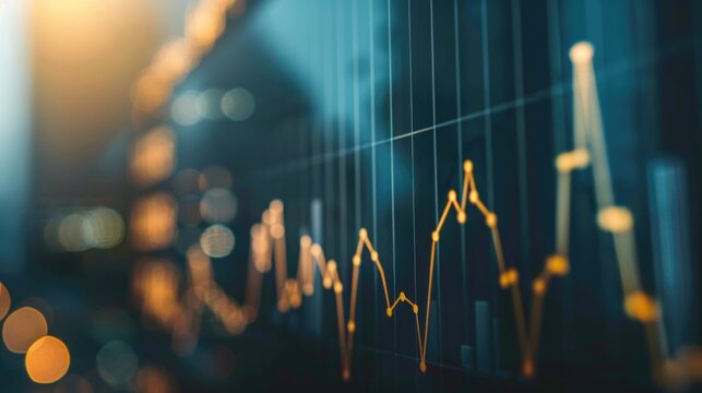A detailed look at a chart on a wall, ideal for use in educational or business settings