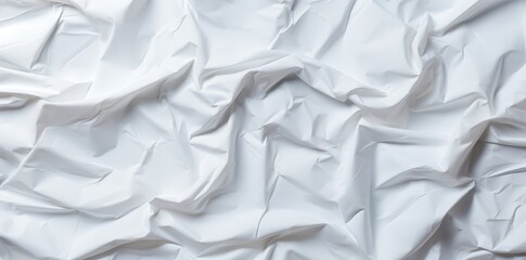 Obraz premium Abstract Wrinkles of White Fabric