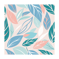 Elegant vintage leaves seamless patterns