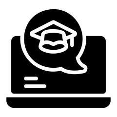 elearning Solid icon