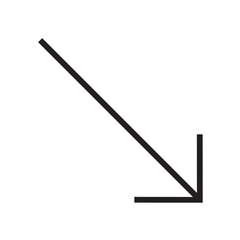 minimal line arrow