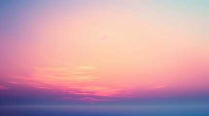 Obraz premium Pastel Sunset Sky