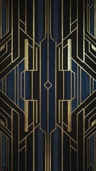 Art deco wallpaper pattern