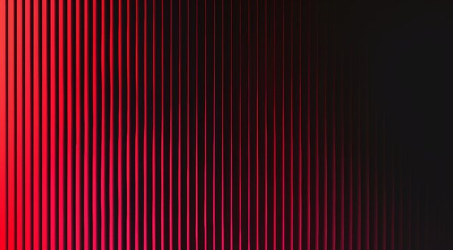 The abstract vertical lines formed in red and black create a modern and dynamic backdrop for various visuals