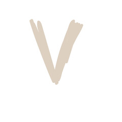 Obraz premium Abstract Doodle Check Line Element Icon. Irregular Imperfect Hand Drawn Childish Shape Silhouette. 