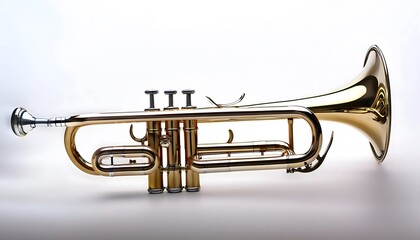 Obraz premium Trumpet isolated on white