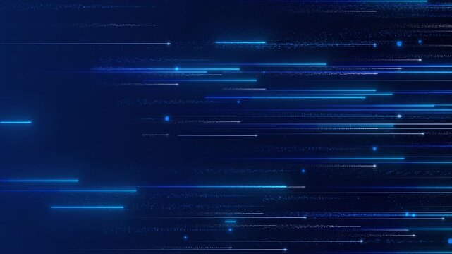 blue technology lines scroll background