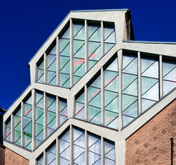 The church of St. Joseph from the 1950s in Cologne-Braunsfeld with its unique hexagonal windows