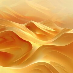 Obraz premium Abstract desert landscape with golden sand dunes.