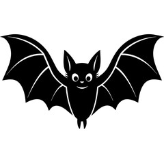 bat icon vector 