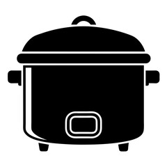 Rice cooker icon vector illustration	