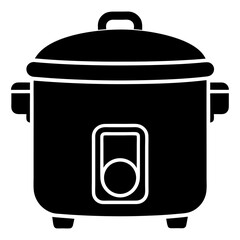 Rice cooker icon vector illustration	