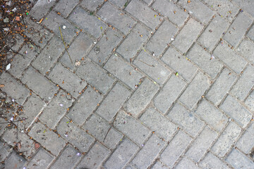 Top view paving block background for wallpaper or graphic design