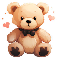 Obraz premium Ursinho marrom fofo