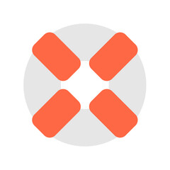 Life Buoy Icon. Lifesaver Safety Symbol. Marine Rescue Equipment. Vector Illustration.