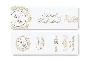 The Blooms Greenery Floral Foliage Ornament Corner Text Separator Elegance Frame for Invitations