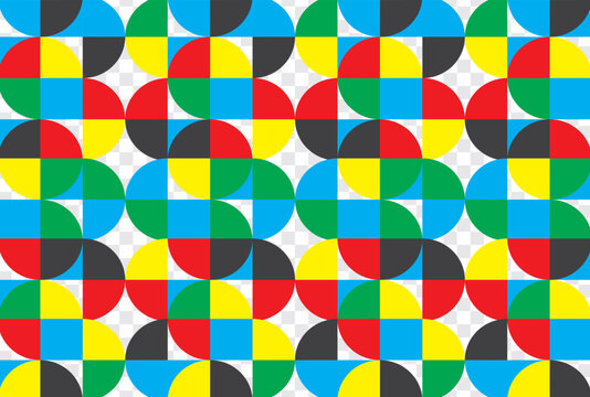 Background design with geometric shapes