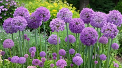 Obraz premium Allium plants