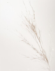 background - abstract light brown and white splashes background - Generative AI