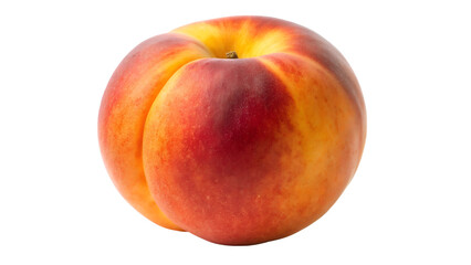 peach isolated on white background