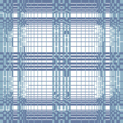 Obraz premium Seamless pattern. Modern indigo blue geometric hand drawn netting stripe. Repeating abstract background. Masculine monochrome geo. Trendy shirting design textile. All over print dyed vector swatch