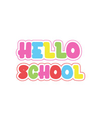 Retro Back to School SVG Design