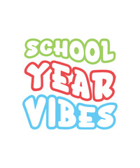 Retro Back to School SVG Design