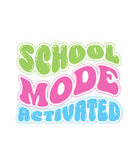 Retro Back to School SVG Design