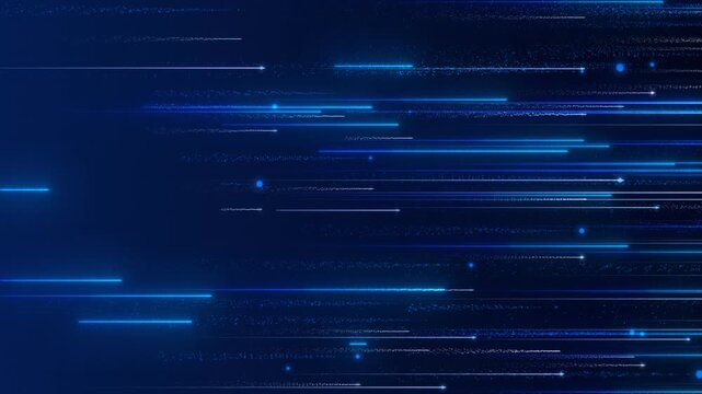 blue technology lines scroll background
