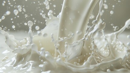 Milk being poured