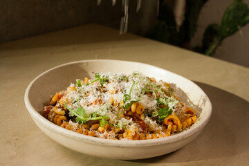 cheese drop pasta