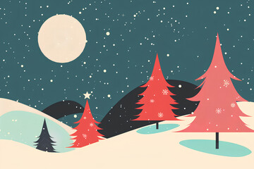 Naklejka premium クリスマス用背景画像-2