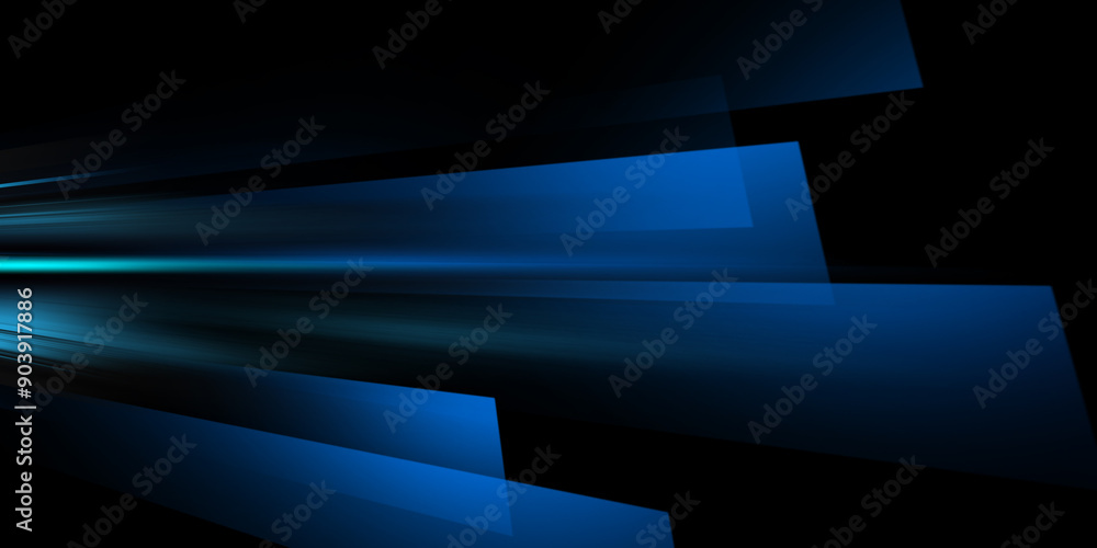 Poster modern blue square tech corporate abstract technology background. abstract graphic design banner pat