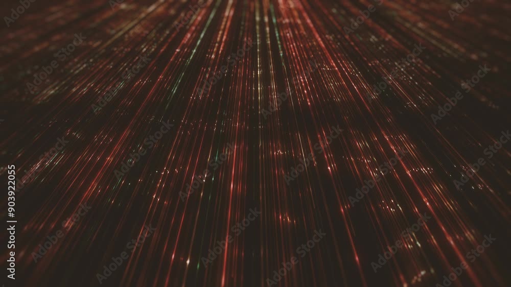 Aufkleber abstract flowing lines background/ animation of an abstract background of flowing and streaming ligh