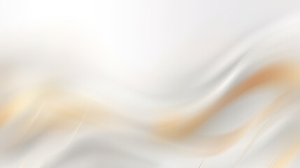 Obraz premium Abstract white and beige background with a smooth, flowing pattern.