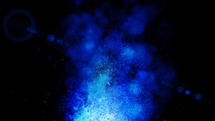 Obraz premium bright sparkling sparks and smoke from the fire 