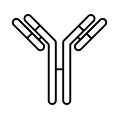 Obraz premium Antibody icon