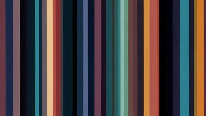 Obraz premium Abstract background of parallel lines in varying thicknesses and colors, forming a geometric pattern.