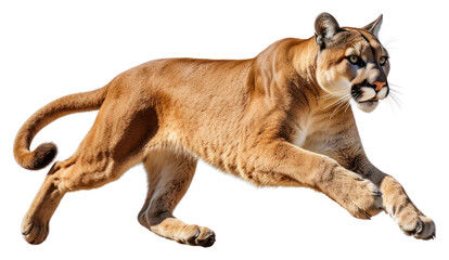 Obraz premium PNG Cougar wildlife mammal animal.