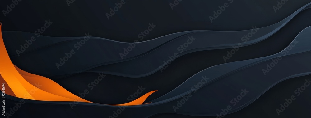 Poster an abstract background with a dynamic wavy effect, copied from the original