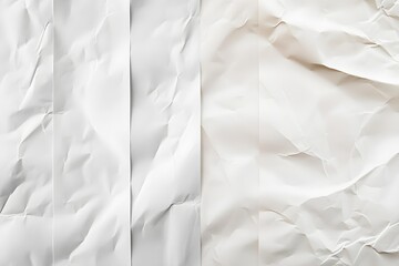 Obraz premium Crinkled Paper Mockup Collection