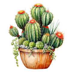 PNG Cactus plant creativity houseplant.