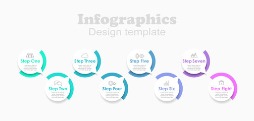 Infographic design template with place for your data. Vector illustration.