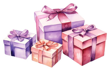 Obraz premium PNG Gift paper box celebration.